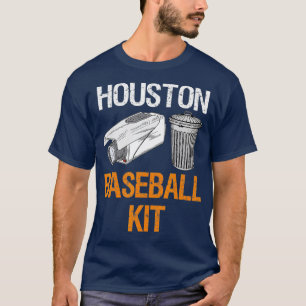 Houston Baseball Camera och Sopor Can Gag för T Shirt