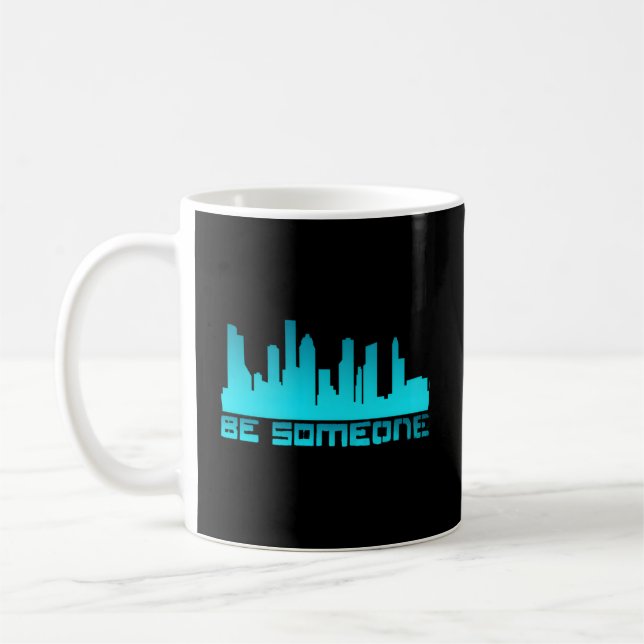 Houston Be någon Bridge Houston Skyline H-Town B Kaffemugg (Vänster)