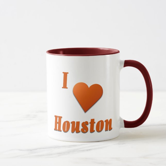 Houston  -- Bränd orange Mugg (Höger)