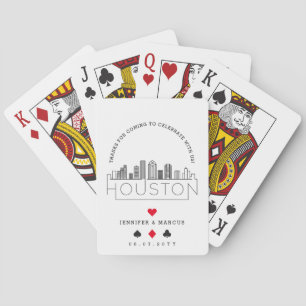 Houston Bröllop   Heart Sweet Kort Suite Casinokort