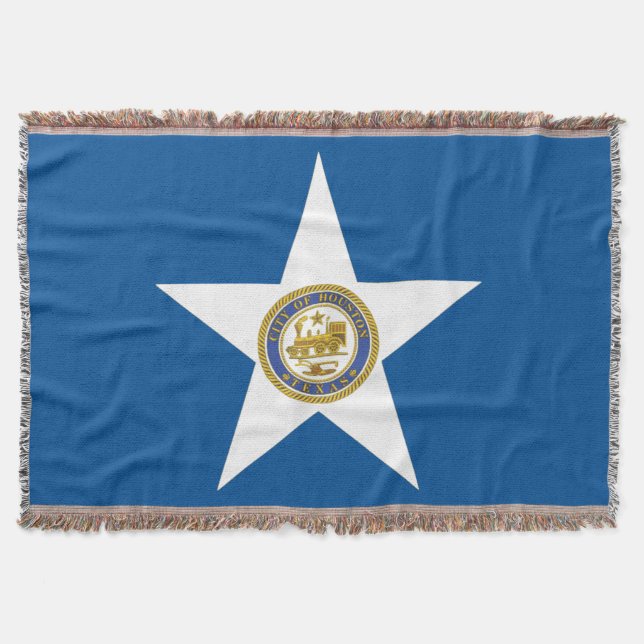Houston City flagga Filt (Framsidan)