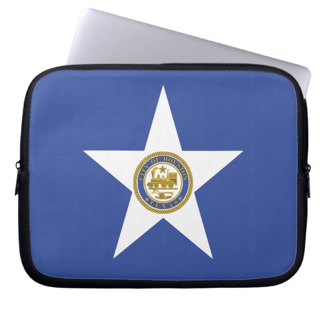 Houston City Flagga Laptop sleeve (Framsidan)