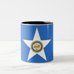 Houston City flagga Två-Tonad Mugg