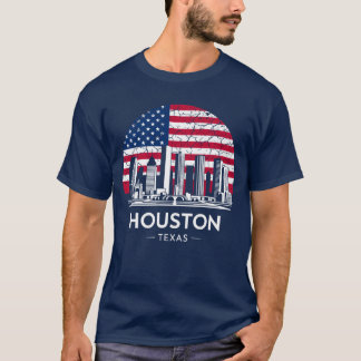 Houston Cityeas Flag gåva T Shirt