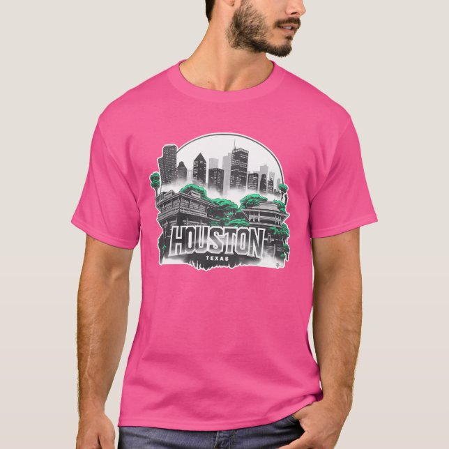 Houston Cityeas USA present T Shirt (Framsida)