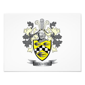 Houston Family Crest Jackar av Arm Fototryck