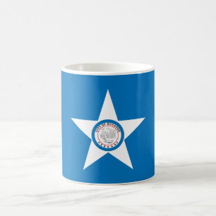 Houston flagga stad kaffemugg