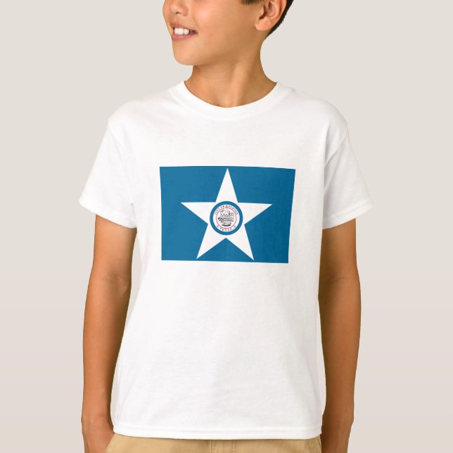 Houston Flagga T-shirt (Framsida)