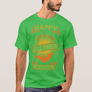 Houston Happy halloween Vintage Stil T Shirt
