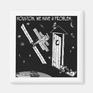 Houston har vi ett problem magnet