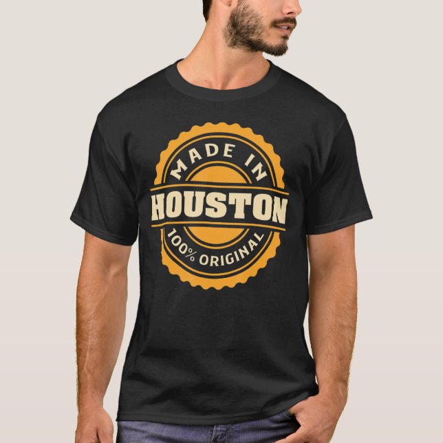 Houston Hometown T Shirt (Framsida)