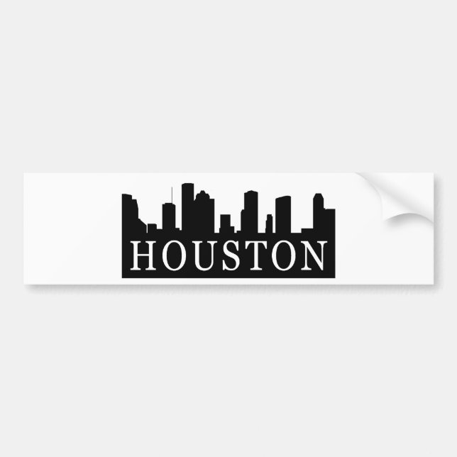 Houston horisont bildekal (Framsidan)
