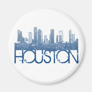 Houston horisontdesign magnet