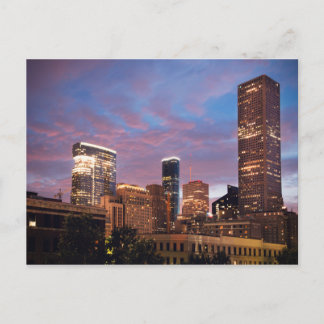 Houston i natt vykort