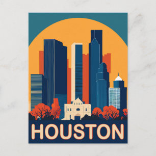 Houston, Igenkännbara byggnader, Resor Vykort