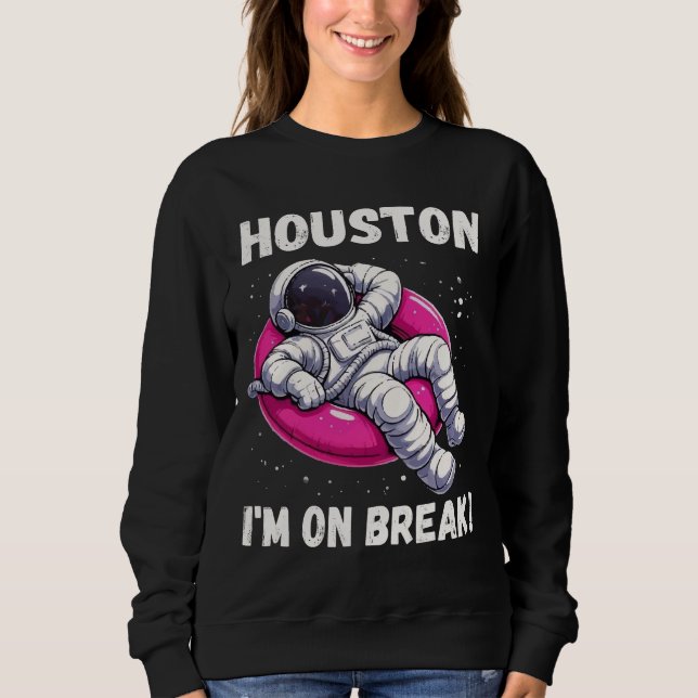 Houston, jag är på Break - Relaxing Astronaut T Shirt (Framsida)