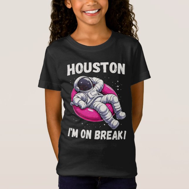 Houston, jag är på Break - Relaxing Astronaut T Shirt (Framsida)