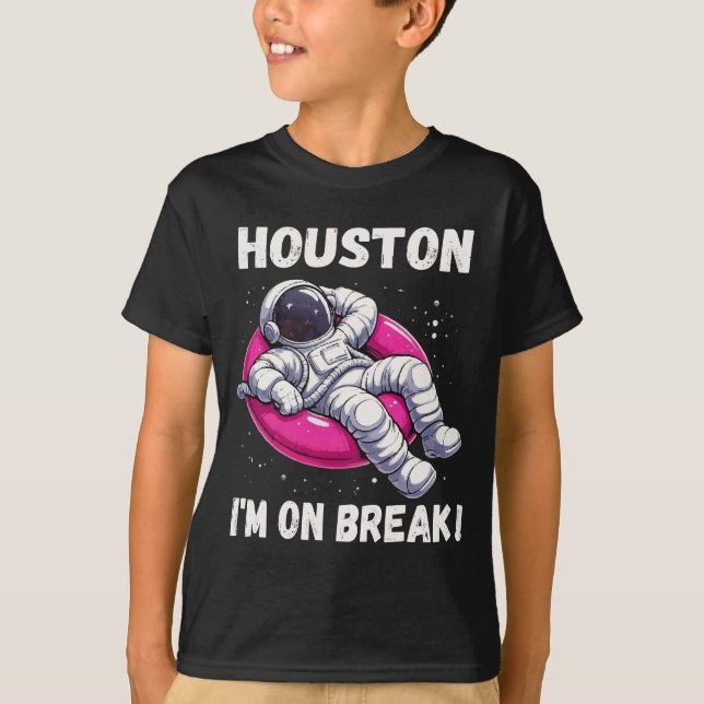 Houston, jag är på Break - Relaxing Astronaut T Shirt (Framsida)