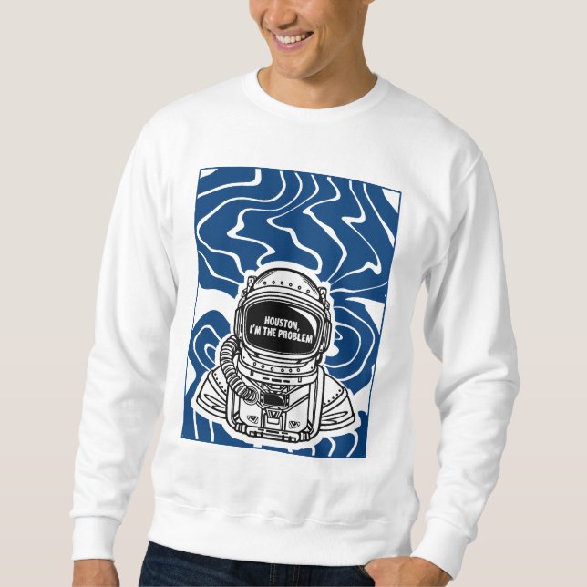 HOUSTON, JAG ÄR PROBLEMET LÅNG ÄRMAD TRÖJA (Framsida)