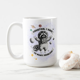Houston, jag har så många problem kaffemugg