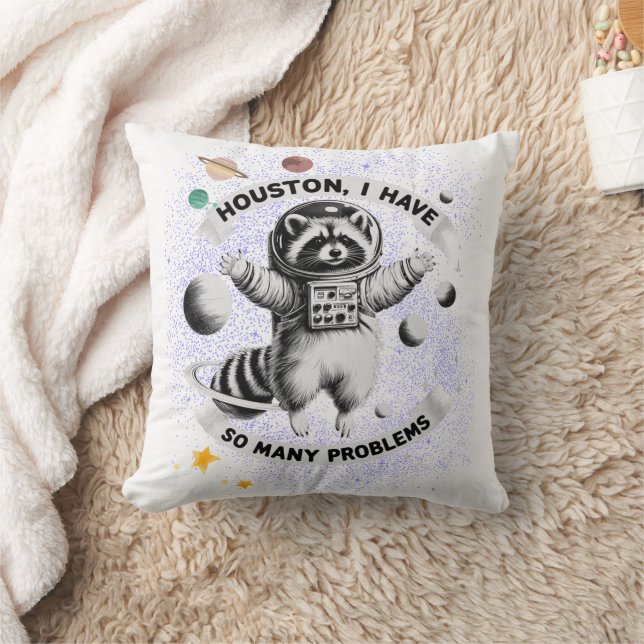 Houston, jag har så många problem kudde (Filt)