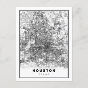 Houston Karta Vykort