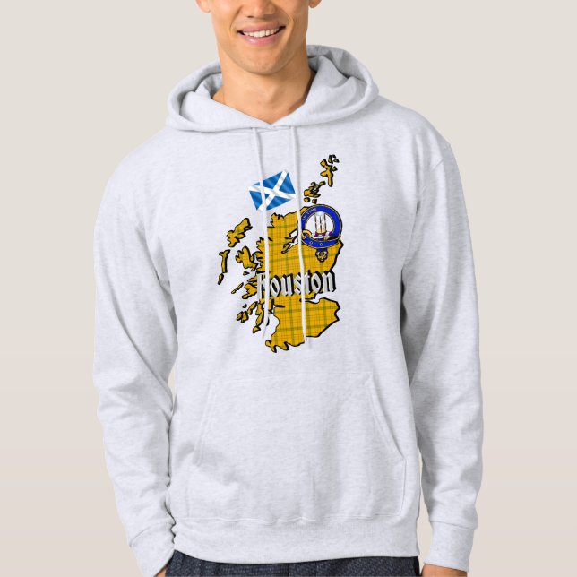 Houston Klan Badge Vuxen Hoodie (Framsida)
