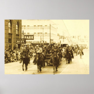 HOUSTON LIVESTOCK SHOW RODEO PARAD POSTER UTSKRIFT