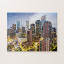 Houston Modern Byggnad Jigszle Puzzle Pussel