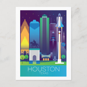 Houston Postcard Vykort