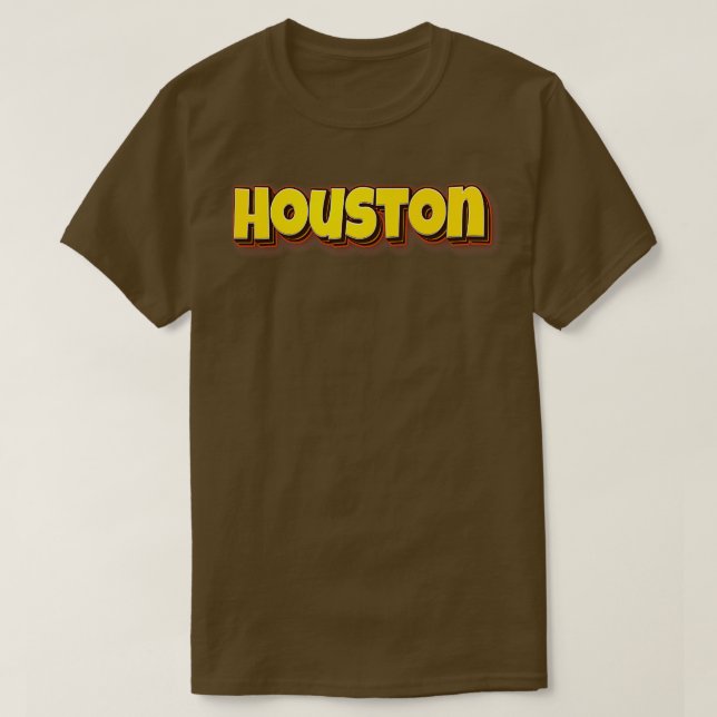 Houston Razed Me 5 T Shirt (Design framsida)