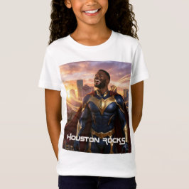 HOUSTON ROCKS - SUPERHERO T SHIRT