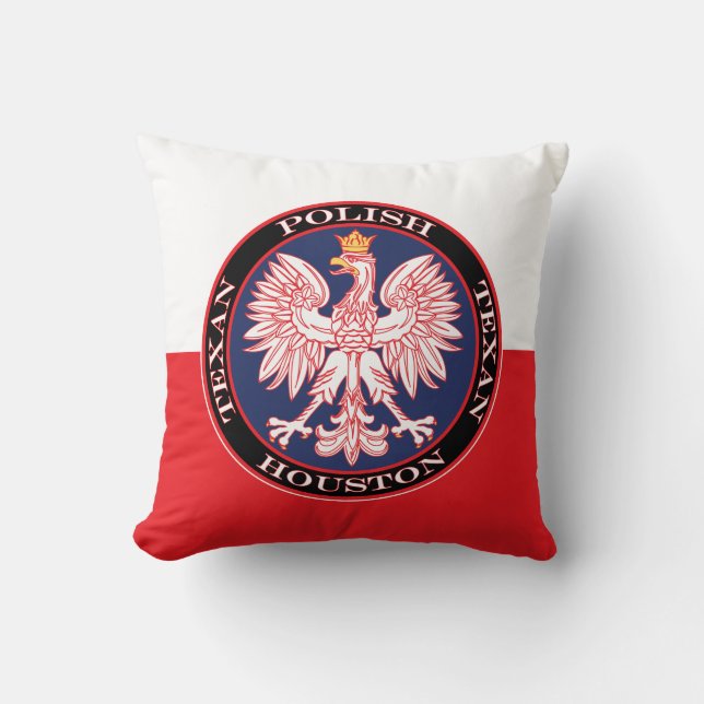 Houston Round polska Texan Kudde (Framsida)