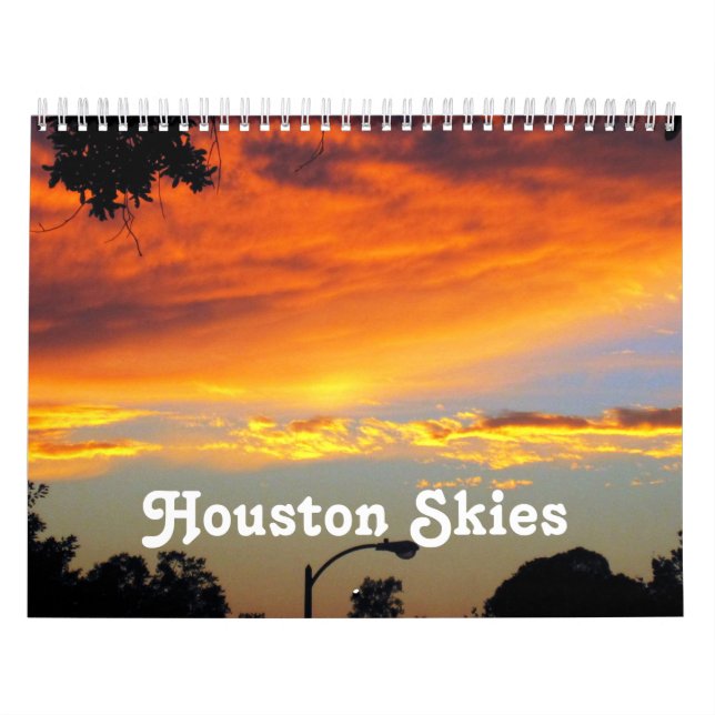 Houston Skies Calendar Kalender (Omslag)