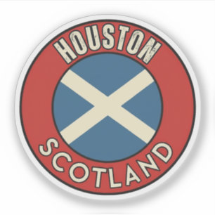 Houston, Skottland Klistermärken