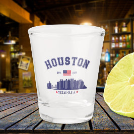 Houston Skyline in Modern Style