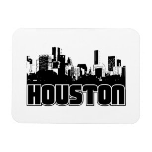 Houston Skyline Magnet