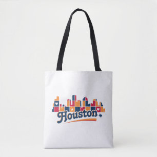 Houston Skyline Patchwork Tygkasse