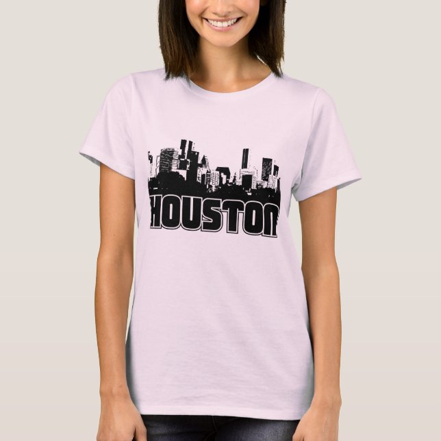 Houston Skyline T-shirt (Framsida)