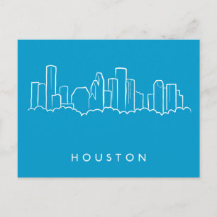 Houston Skyline Vykort