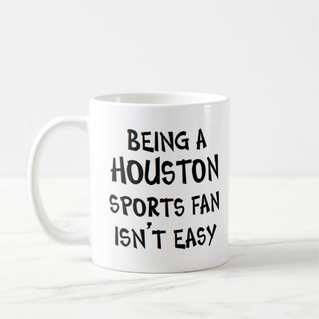 Houston sport fan, att vara kaffemugg (Vänster)