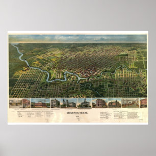 Houston Texas… 1891 Poster