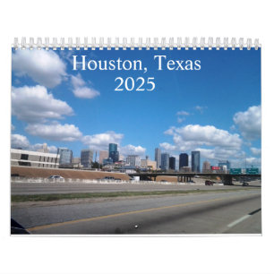 Houston, Texas - 2025-kalendern Kalender
