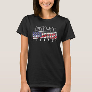 Houston Texas Cityscape Texan City Travel Tourist T Shirt