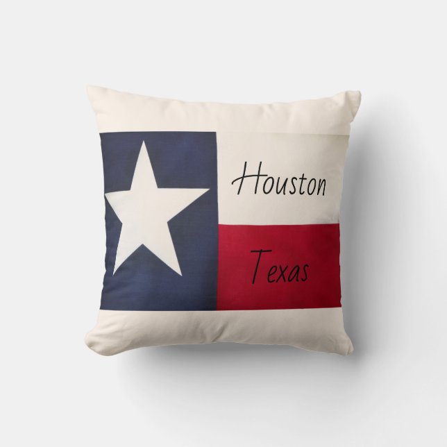 Houston Texas Dekorativ kudde (Framsida)