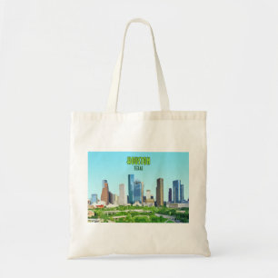 Houston Texas Downtown Vintage Tygkasse