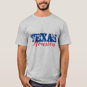Houston Texas Dual Font T Shirt