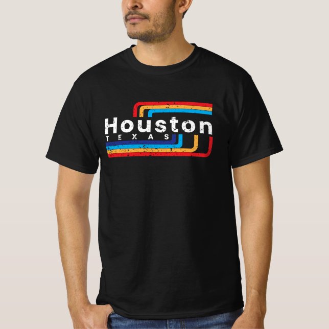 Houston Texas Gifts TX Houston Texas T Shirt (Framsida)
