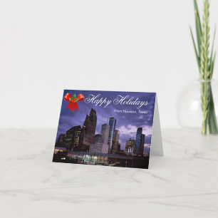 Houston Texas Glad helg Greeting Card