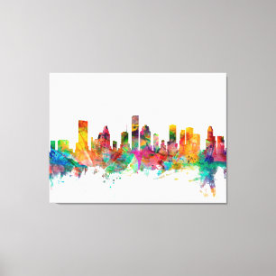 Houston Texas horisont Canvastryck